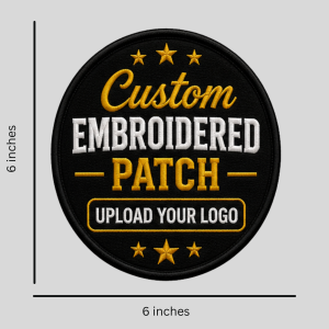 Alternative view of Custom Iron-On Embroidered Patches – 6inches