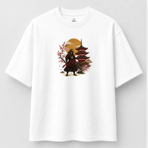 Alternative view of Japanese Samurai Warrior