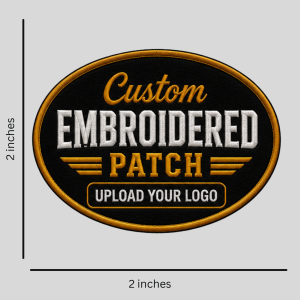Alternative view of Custom Iron-On Embroidered Patches – 2 inches