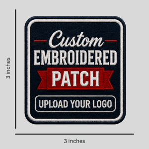 Alternative view of Custom Iron-On Embroidered Patches – 3 inches