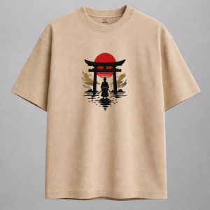 Alternative view of Samurai & Sunset