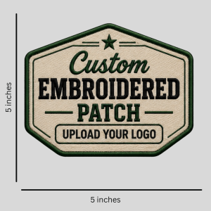 Alternative view of Custom Iron-On Embroidered Patches – 5inches