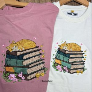 Cat and Books