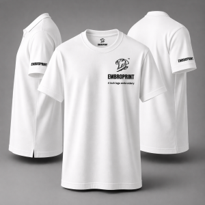 Oversize T-Shirt with Custom Logo Embroidery