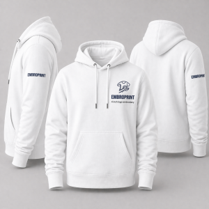 Non Zipper Hoodie with Custom Logo Embroidery
