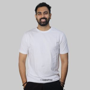 White Cotton T-Shirt – Regular Fit, Biowash, and Ultimate Comfort