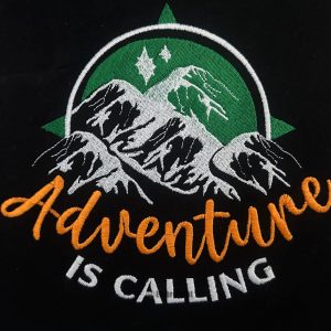 Adventure is Calling Tee – Black